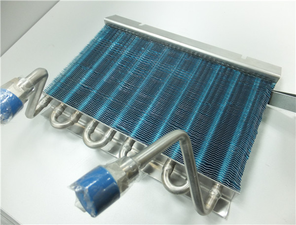 Stainless tube & aluminum fins condenser
