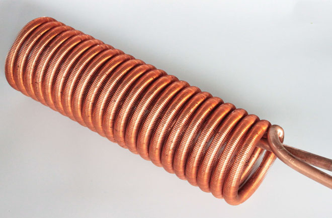 With Tin-Plated Surface Copper Water Heating Coil in Drinking Water Systems