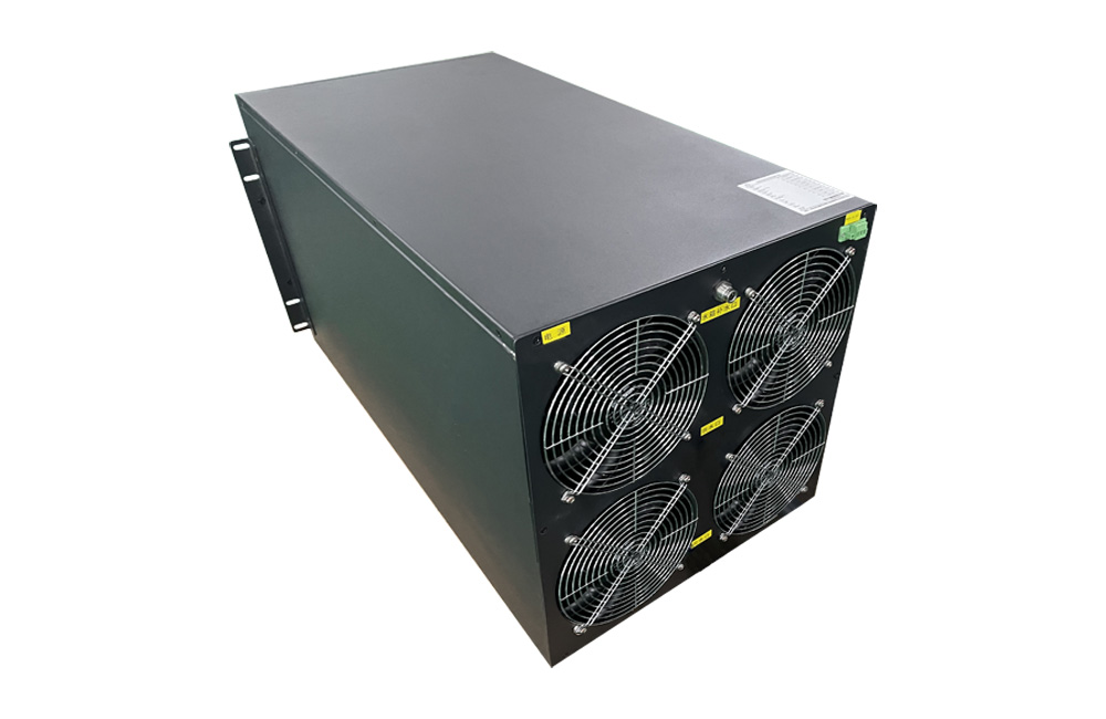 Cdu In Rack Rear View Shenglin Rackmount Air-Liquid CDU Manufacturer-SHENGLIN